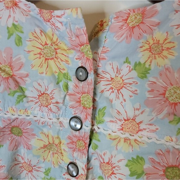 Matilda Jane Floral Daisy Charm Dress Lace Detail Size 6 - Picture 5 of 10